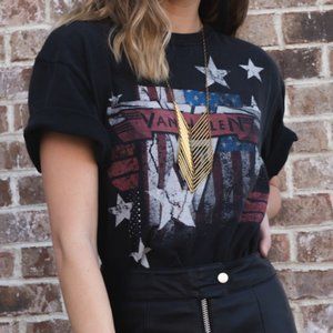 Brass Chevron Necklace